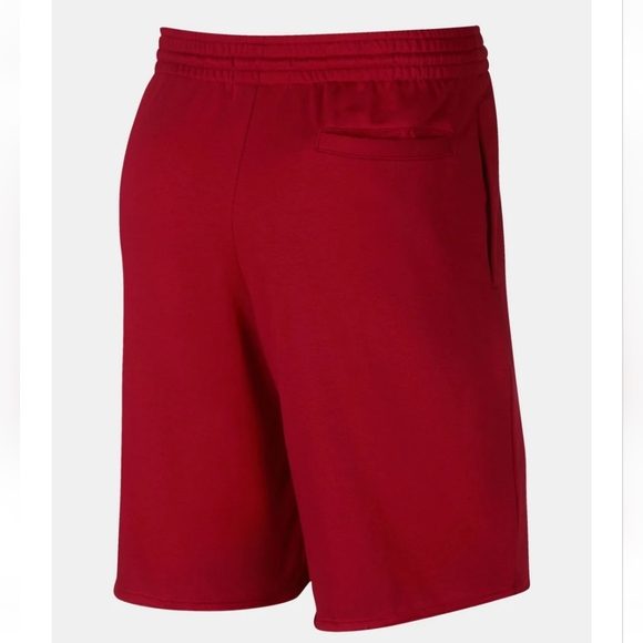Nike Air Jordan Men's Jumpman Fleece Shorts Red/Black - Picture 5 of 8